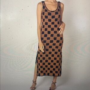 CLEOBELLA DANIKA CROCHET MIDI DRESS SIZE M